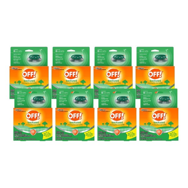 OFF! Mosquito Coil Refills, 6 CT (Pack of 8)