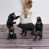 Realistic Wild Life Jungle Animal Figures Model Black Bear Family Playset Eduactional Toys Playset Figurine Statue Classroom Desktop Decoration for Kids Toddler Party Supplies(5 pcs)
