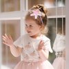 Geosoo Starfish Headband Laser Mermaid Hair Band for Women Girls Lavender Glitter Sea Star Hairbands Head Wear Gifts Birthday Baby Shower Cosplay Party Hair Accessories Decoration