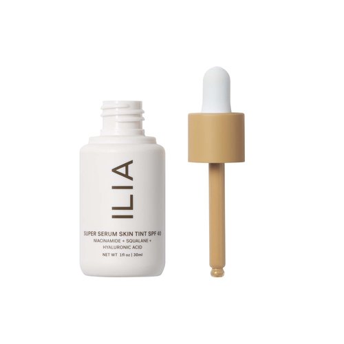 ILIA - Super Serum Skin Tint SPF 40 | Non-Comedogenic, Vegan, LIghtweight to Help Against Blue Light, + Pollution while Hydrating, Smoothing, + Refining (Ora ST6, 1 fl oz | 30 ml)