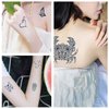 TopFunny Semi Permanent Tattoos for Women Men Girls, Waterproof and Long-Lasting 1-2 Weeks Tattoos, Realistic Fake Tattoos Stickers Flower Butterfly Moon
