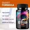 (2 Pack) IQ Blast Pro Capsules, IQblast Pro Supplement Official Brain Pills for Memory and Focus, IQblastpro Blaster Premium Clarity Support Advanced Formula Reviews All Natural Ingredients (120 Ct)