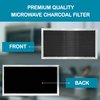 GE JX81A, WB02X9883, WB6X186, WB2X9883 Microwave Recirculating Charcoal Filter (2-Pack)