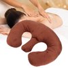 ANGGREK Chest Wrinkle Pillow, Breast Pillow for Massage Table Beauty Salon Breast Support Pillow Spa Massage Chest Pillow Cushion Dark Coffee Breast Pillow for Wrinkles(Dark Brown)