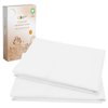 California Design Den 100% Organic Cotton Pillow Cases Queen/Standard Set of 2, Authentic GOTS Certified, Soft & Cooling Percale Weave Cotton Pillowcases (Bright White)
