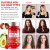Hair Vitamin Serum Capsule 50 Caps, Hair Treatment Serum, No Rinse with Moroccan Oil Macadamia Oil Avocado Oil, Vitamins A,C,E Pro Vit. B5, Strengthen & Hydrate Hair - For All Hair Types