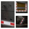 SWRT DOT-C2 Reflective Tape 2 Inch x 160 Feet Red White Reflective Tape Outdoor Waterproof Conspicuity Strong Adhesive Reflector Tape Warning Safety Reflective Tape for Vehicles Trailers Boats Signs