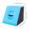WeFoonLo Novelty Coin Money Eating Musical Face Bank Automatic Money Saving Collection Piggy Bank for Kids Children (Blue Brick)