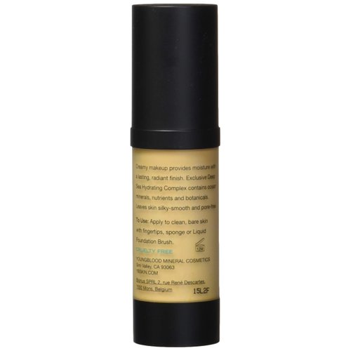 Youngblood Liquid Mineral Foundation, Sand, 17 Shades, Vegan, Cruelty-Free, Gluten-Free