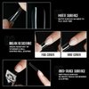 Michelle False Nails Tips 504pcs Long Square Press on Nails Pre-shape Gel Nail Tips for Full Cover Acrylic Nails Fake Nails For Nail Extension Home DIY Nail Salon Gelly Tips