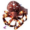 Zugar Land 8" Spider Plush Toy (Blue, Brown Orb-Weaver or Brown Tarantulas) Soft Cozy Plush Pillow Cuddling Decor Not Scary at All. (Brown Orb-Weaver)