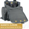 UIIHUNT Binocular Harness Chest Pack - Lightweight Bino Harness with Rangefinder Pouch - Durable Binocular Chest Packs for Hunting & More - Bino Harness Holds rangefinders, Phones, ect (Grey)
