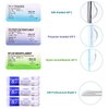 Suture Training Kit, Medical Suture Practice Kit Include 17 Pre-Cut Wounds Suture Pad, Suture Tools, Suture Thread and Needle