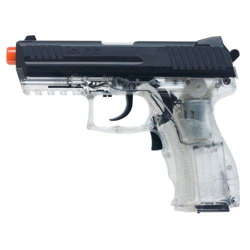Elite Force HK Heckler & Koch P30 Electric Blowback 6mm BB Pistol Airsoft Gun, Clear