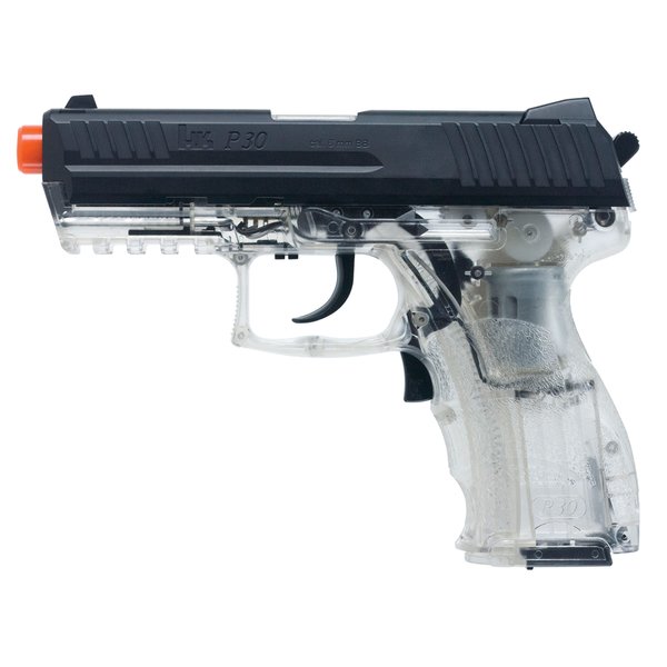 Elite Force HK Heckler & Koch P30 Electric Blowback 6mm BB Pistol Airsoft Gun, Clear