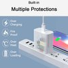 VIIADJSU 2 Pack 20W USB C Wall Charger 6ft Type C Cable PD Charging Block Compatible with iPhone 15 Plus Pro Max S21 S22 S23 Android Cell Phone, CHR011