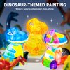 Klever Kits DIY Night Light- Paint Your Own Dinosaur Lamp- Arts & Crafts Kit School Activities Art Supplies Painting Kits, Birthday Gifts for Girls Boys Aged 6+