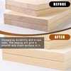 Birch Plywood Veneer Roll Wood Veneer Edge Banding,3/4 inch*25ft Edge Banding, Iron on with Hot Melt Adhesive, Flexible Wood Tape Sanded to Perfection. Easy Application Wood Edging