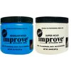 Improve Gabel's Styling Gel (Blue) and (Clear) each 15.75 oz Authentic Gabel's Manufacturer Direct Gabel's logo in black label on the jar