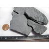 Natural Slate Stone 1 to 3 Inches - USA Sourced and Packaged for Aquascaping Aquariums, Terrariums, Paludariums, Reptile Enclosures, Wargaming, Models, Mosaic Art, Miniature Fairy Gardens (2lbs Grey)