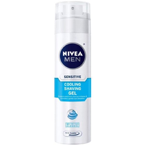 NIVEA FOR MEN Sensitive Cooling Shaving Gel 7 oz (Pack of 3)