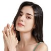 Dofash 7CM/2.75IN Brown Snap Hair Clips Hair Grips Metal Hair Clips 7Cm/2.75In Hair Accessories For Women 12PCS (Brown)