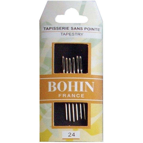 Bohin Tapestry Hand Needles , Size 24 6/Pkg