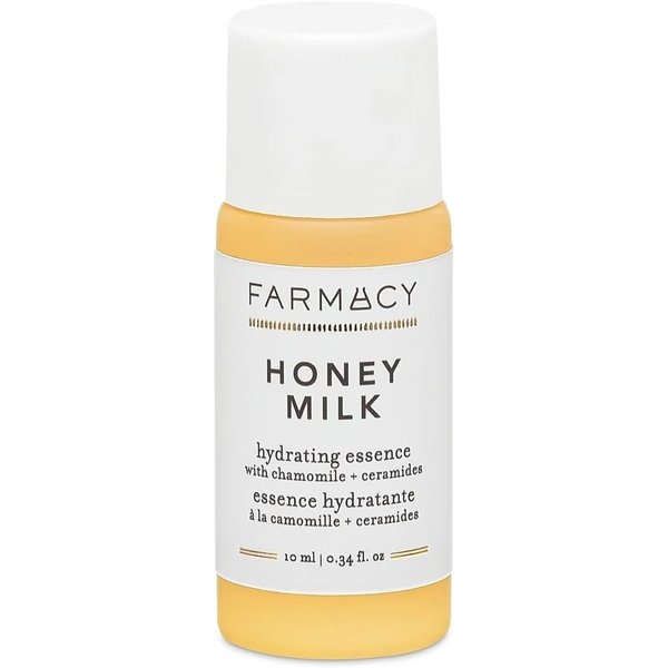 Farmacy Hydrating Essence - Hydrating Honey Milk Toner + Facial Essence to Soothe, Moisturize and Strengthen Skin Barrier - Preps Complexion for Skincare Products or Makeup Application (10ml)