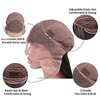 ANDRIA Long Loose Wave Lace Front Wigs Natural Black Body Wave Glueless Lace Wig Synthetuc Heat Resistant Fiber Hair Wig with Pre Plucked Natural Hairline For Black Women 24 Inch Wig