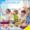 Jerify 50 Pcs Motivational Stress Balls Inspirational Quotes Balls Hand Exercise Ball Bulk for Kids Adults Anxiety Relief Encouraging Gifts Back to School Supplies, 1.57 Inches(Cute,Macaron)