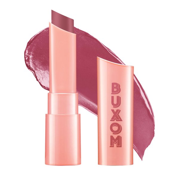 Buxom Full-On Plumping Satin Lipstick, Formulated with Hyaluronic Acid & Sunflower Wax, Moisturizing Creamy Lipstick, Satin Finish, Weightless, Cruelty Free