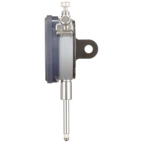 Mitutoyo "2416S" Dial Indicator, 4-48 UNF Thread, 0.375" Stem Dia., Lug Back," White Dial, 0-100 Reading, 2.244" Dial Dia., 0-1" Range, 0.001" Graduation, -0.002" Accuracy