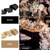 PartyWoo Crepe Paper Streamers 4 Rolls 328ft, Pack of Black and Gold Crepe Paper for Party Decorations, Wedding Decorations, Birthday Decorations, New Years Eve Decorations (1.8 Inch x 82 Ft/Roll)