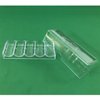 Yuanhe Clear Acrylic Poker Chip Tray with Cover-Holds 100 Chips ¡­