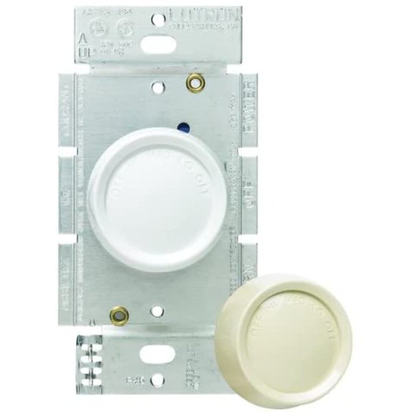 Lutron FSQ-2FH-DK Electronics Rotary On/Off Fan-Speed Control , White