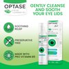Optase TTO Eye Lid Cleansing Gel - Tea Tree Oil Eyelid Cleanser for Dry Eye Relief - Preservative Free, Natural Ingredients - Soothes Dry Eye and Eyelid Irritation - Made With Pro-Vitamin B5-1.7 oz