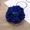 TOKIMMASH Boho Peony Flower Hair Clip, Blue, Hair Accessories, Women's
