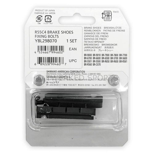 SHIMANO R55C4 Brake Pads Grey, for Carbon Rims