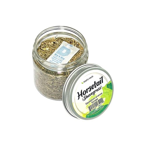 Well's Herb Dried Horsetail | 0.5 oz. | 100% Natural | Perfect for Herbal-Infused Hair Oil | For Hair & Skin Oil DIY | Horsetail Herb