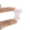 Rose Quartz Crystal Mushroom Face Massage Stone Sha Facial Tool Scraping Massage Tool for Women Home Spa