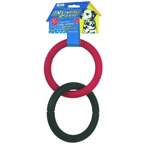 JW Pet Invincible Chains Double Link Dog Toy Size: 6"