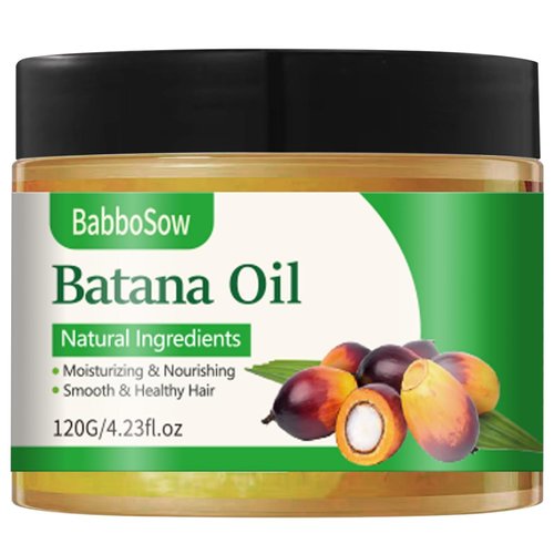Natural Batana Oil for Hair Treatment,100% Natural Raw Batana Oil,Repair Dry and Damaged Hair, Prevent Hair Loss, Promote Hair Growth, Moisturize and Nourish, Leaves Hair Soft and Shiny 4.23 OZ
