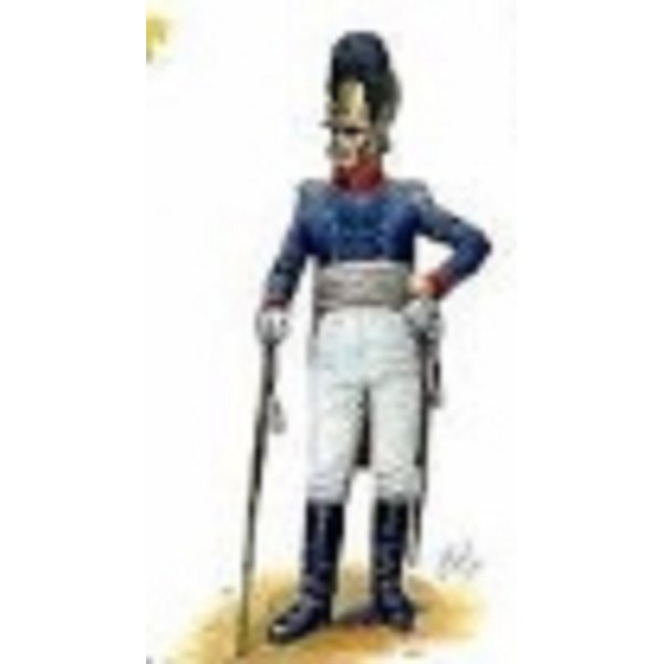 HHT09307 1:32 Hat Napoleonic Wurttemberg Infantry (Command) Figure Set (16 pcs) MODEL KIT