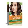 Nisha Creme Hair Color Pack of 1 Dark Brown,Beautiful Color Permanent Hair Dye,Long-Lasting High-Definition Color,Shine & Silky Softness, Permanent Hair Color,Ammonia Free, Vegan, Cruelty Free