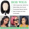 Oriole Bob Wig Human Hair 13x4 HD Lace Front Wigs Human Hair 12 Inch Glueless Wigs Human Hair Pre Plucked with Baby Hair 180% Density Straight Human Hair Lace Front Short Bob Wigs for Black Women
