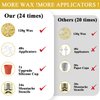 120g Long-Lasting Nose Hair Waxing Kit with 48 Applicators | Painless and Easy Mustache Guard | CoFashion Nose Hair Remover for Men and Women