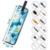 Beautyflier Universal Curling Iron Travel Case, Canvas Heat-Resistant Curling & Flat Iron Holder Travel Case, Hot Curling Iron Holder for Hair Tools Travel Bag or Daily Use (Flower White)