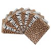 CuteBox Zebra/Leopard Flat Paper Gift Bags 200pcs (5" x 7") for Merchandise, Crafts, Party Favors, Tradeshows, Retail, Showcases, Display, Holidays, Animal Themes, Arts and Crafts