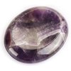 Artistone 2" Amethyst Worry Stone Carved Polished Healing Crystals Pocket Palm Stones for Anxiety Chakra Reiki Balancing Meditation