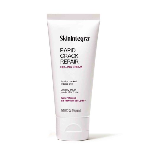 SkinIntegra Rapid Crack Repair Cream, Extra Strength Urea Cream 25% with Lactic Acid for Cracked Heel Treatment, Diabetic Foot Care, Callus Remover, Scars, Skin Barrier Repair - 3 oz